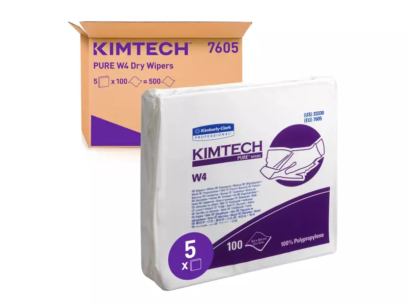 Kimberly-Clark Kimtech Pure 7605 cleaning cloths 304x304 mm white