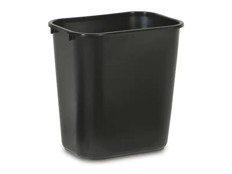 Poubelle rectangulaire Rubbermaid 26,6 l noire
