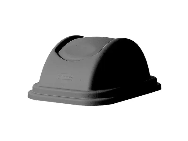 Rubbermaid flap lid for rectangular waste bin 39 liters black