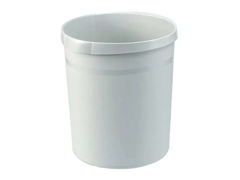 Afvalbak kunststof rond Ø312x350 mm 18 l grijs