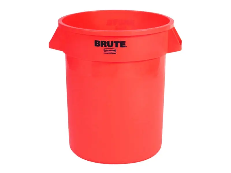 Container rond PE Brute Ø557x705 mm 121,1 l rood