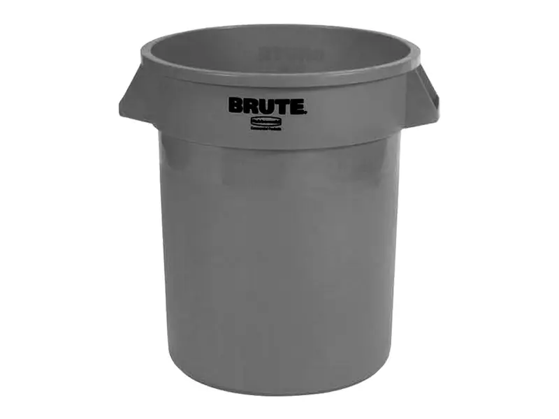 Container rond PE Brute Ø492x582 mm 75,7 l grijs