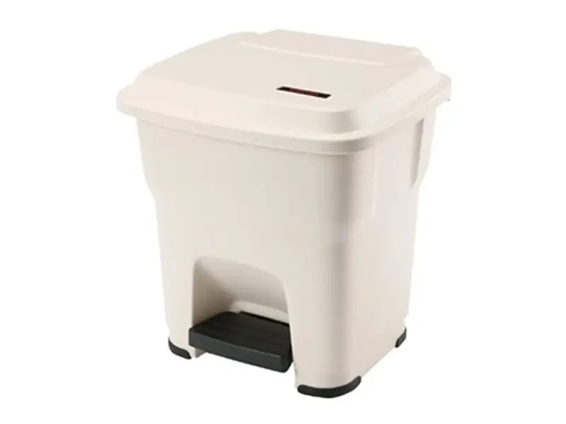 Vileda Hera hygiënische pedaalemmer 35 liter beige