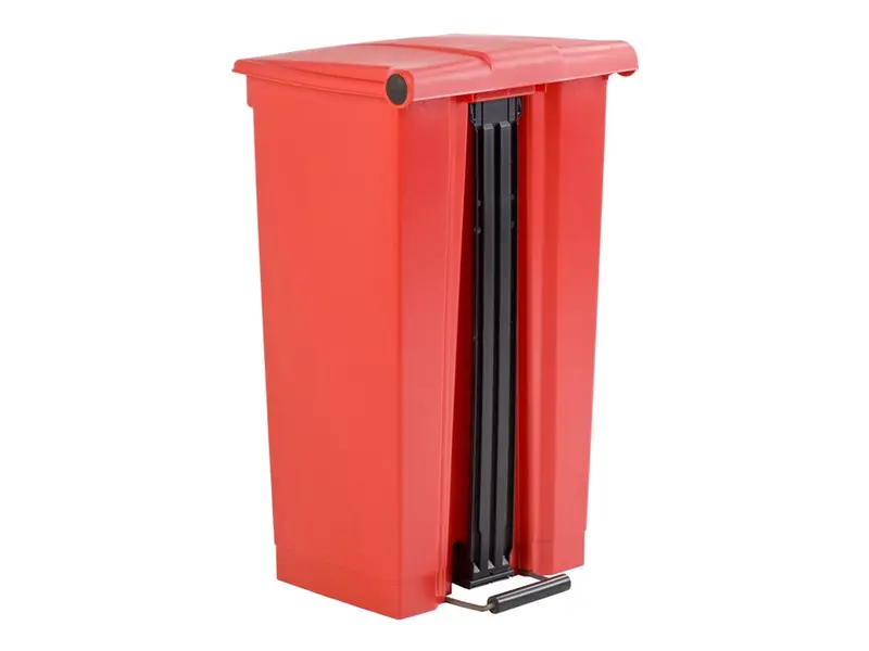 Rubbermaid Step-On Classic waste bin 87 liters red