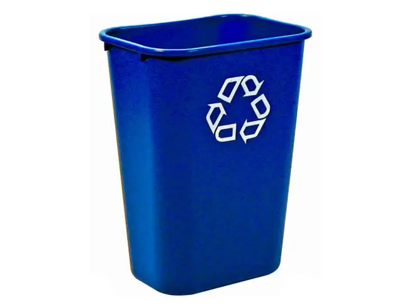 Rectangular waste bin Rubbermaid 39 l blue