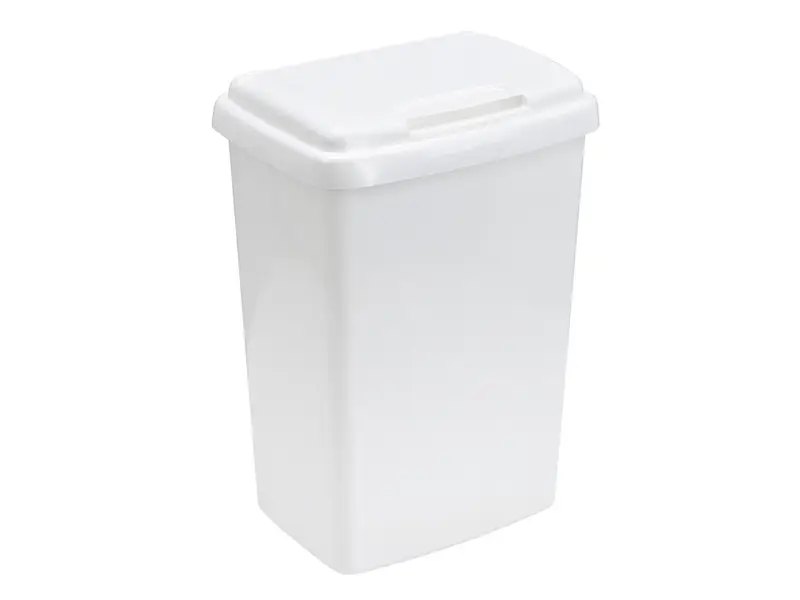 Afvalbak Top-Fix 305x395x560 mm 50 liter wit