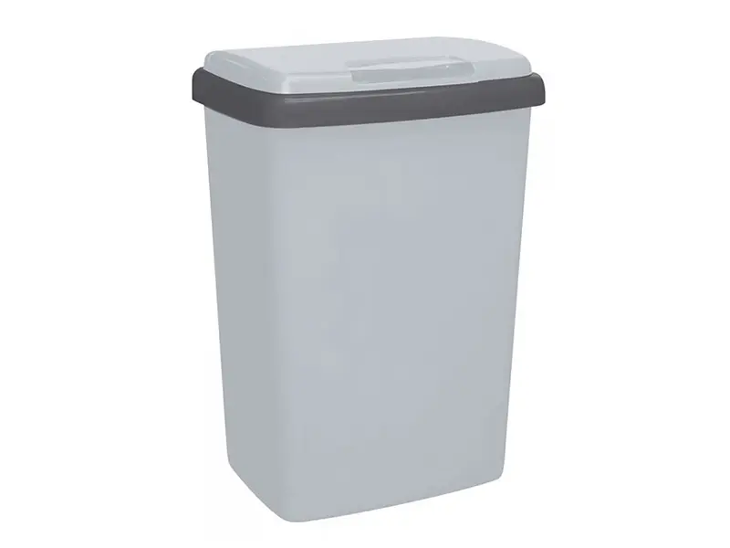 Poubelle à fixation par le haut 305 x 395 x 560 mm 50 litres grise