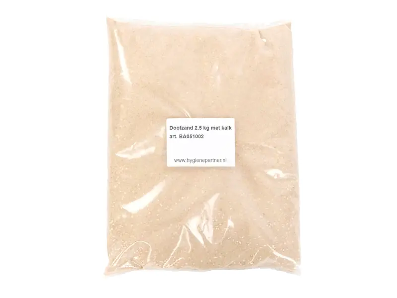 Extinguishing sand for ashtrays, 2500 gram bag