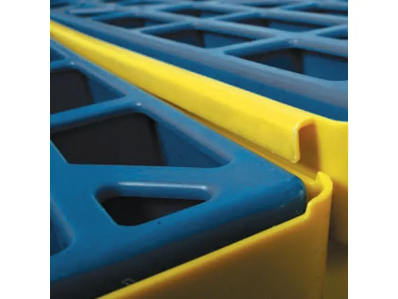 Opvangbak vloerelement SC-SD2 132x66x15 cm 80 l geel/blauw