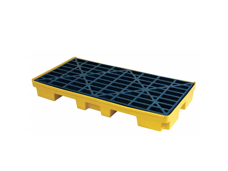 Opvangbak vloerelement SC-SD2 132x66x15 cm 80 l geel/blauw
