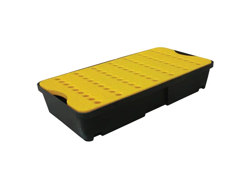 Opvangbak SPTY-30-YL-BK 805x405x155 mm 30 l zwart/geel