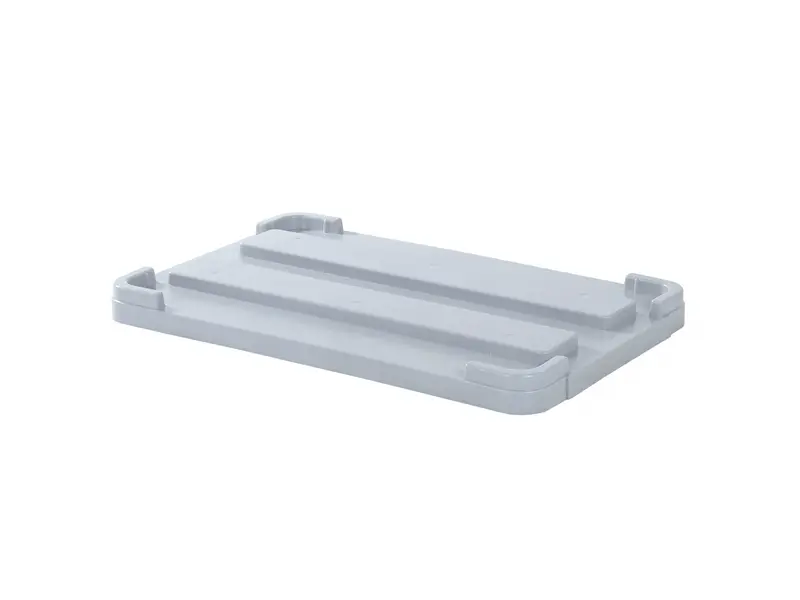 Oplegdeksel 1050x650 mm voor mini palletbox grijs