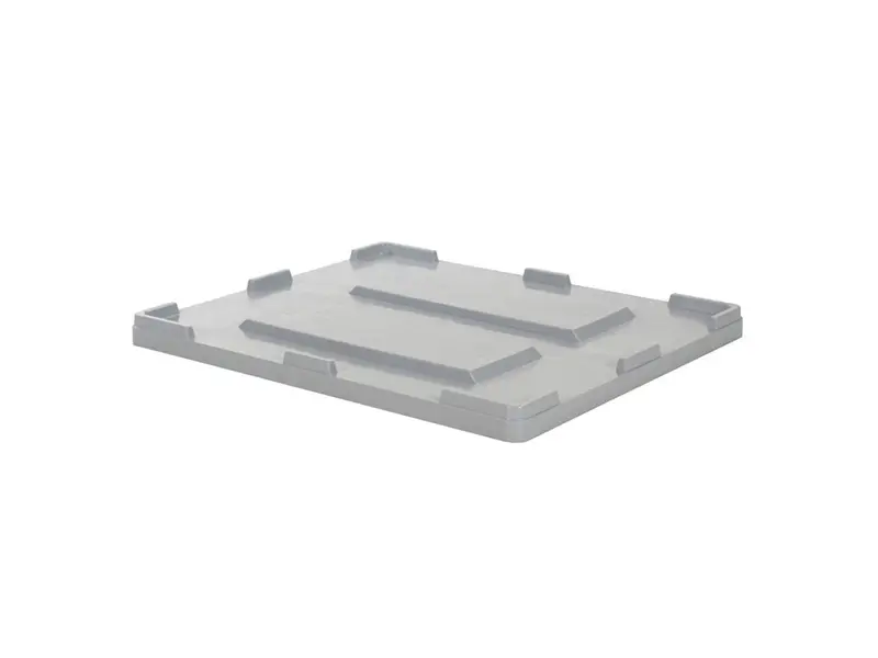 Couvercle de caisse-palette 1200 x 1000 mm gris