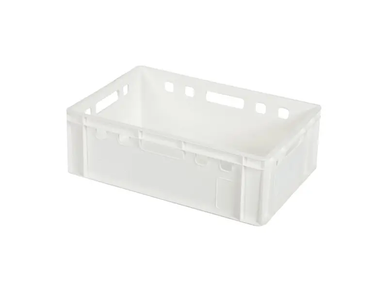 Boîte empilable E2 Euronorm 600x400x200 mm 35 l blanche