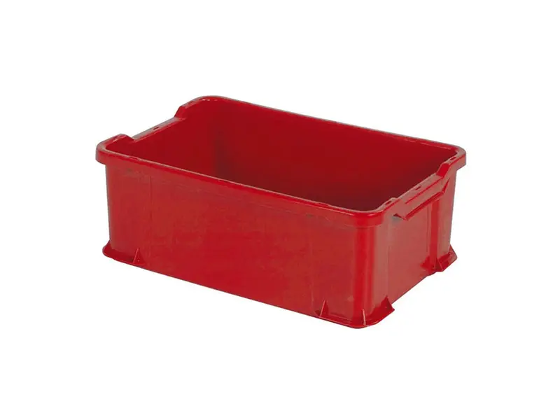 Stacking box Unibox 600x400x225 mm 40 l red