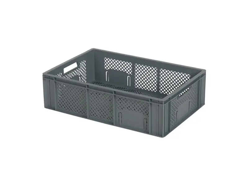 Stacking crate 600x400x171 mm 33.5 l grey