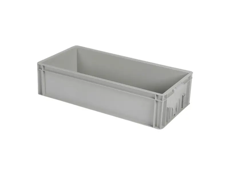 Closed stacking container 800x400x200 mm 54 l grey