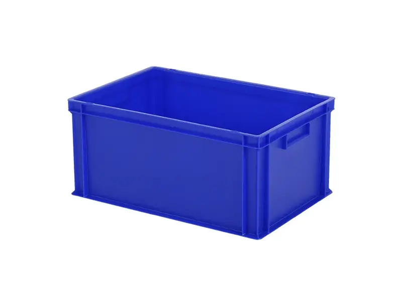 Stacking container Euronorm 600x400x280 mm 55 l blue