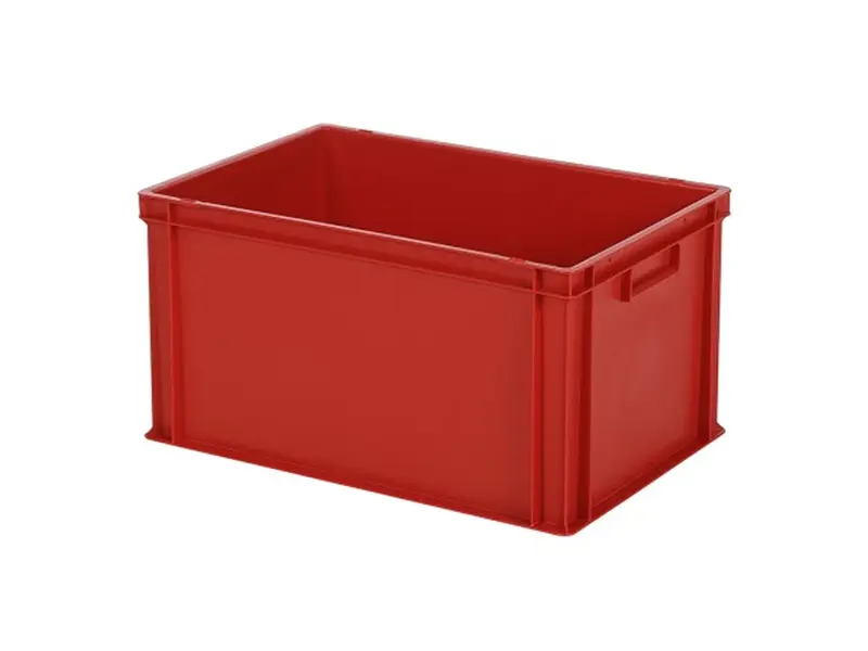Stacking container Euronorm 600x400x320 mm 64 liters red