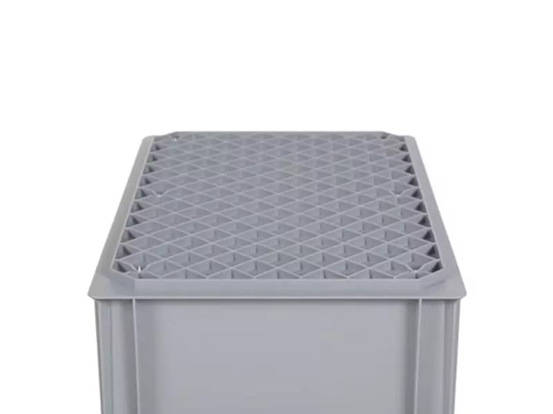 Stacking container Euronorm 600x400x320 mm 64 liters red