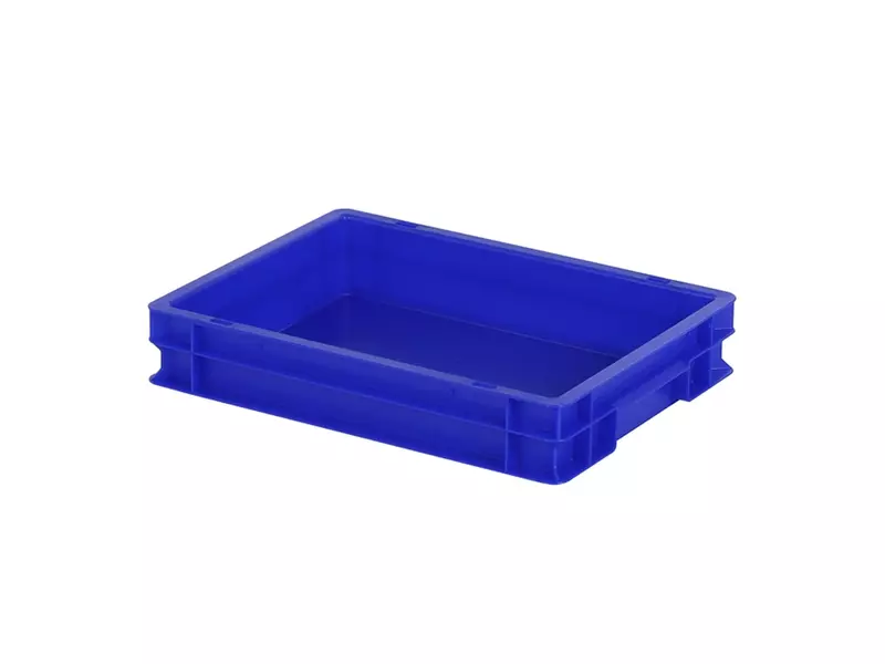 Stacking container Euronorm 400x300x75 mm 7 l blue