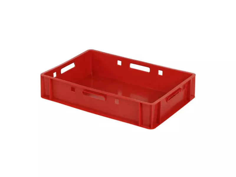 Stacking container E1 600x400x120 mm 20 l red