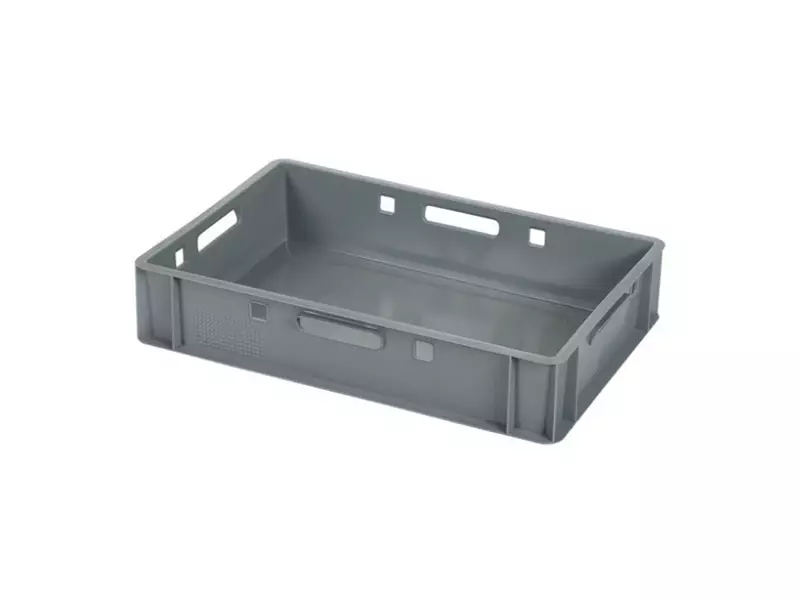 Stacking container E1 600x400x120 mm 20 l grey