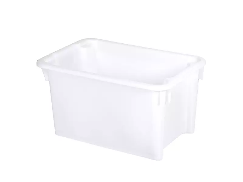 Stackable nesting box Euronorm 600x400x325 mm 50 l white