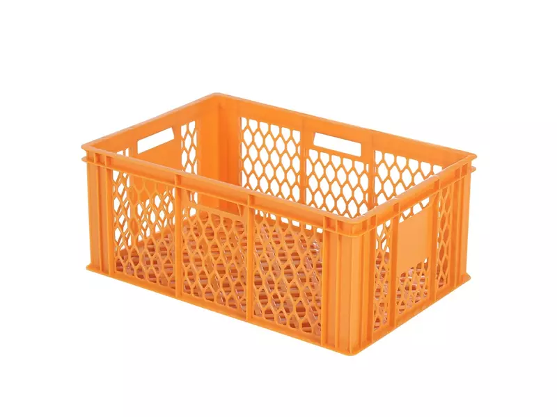 Stacking crate Euronorm R125 600x400x250 mm 48.9 l orange