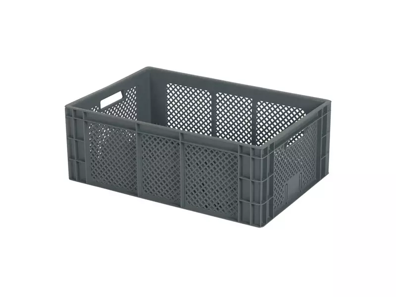Caisse empilable Euronorm RX 600 x 400 x 223 mm 43,5 litres grise