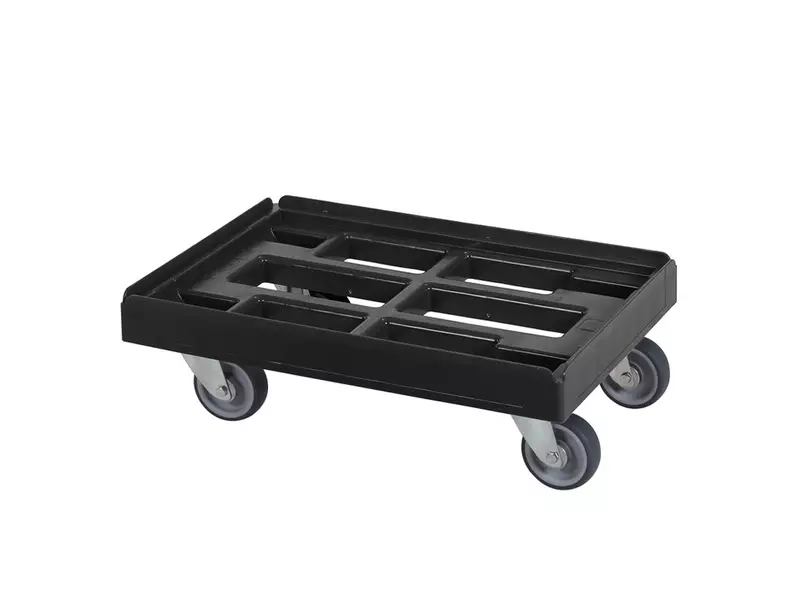 Plastic base for stacking bins 600x400 mm black
