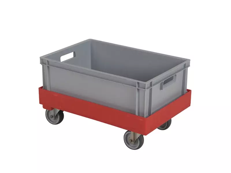 Plastic base for stacking bins 600x400 mm black