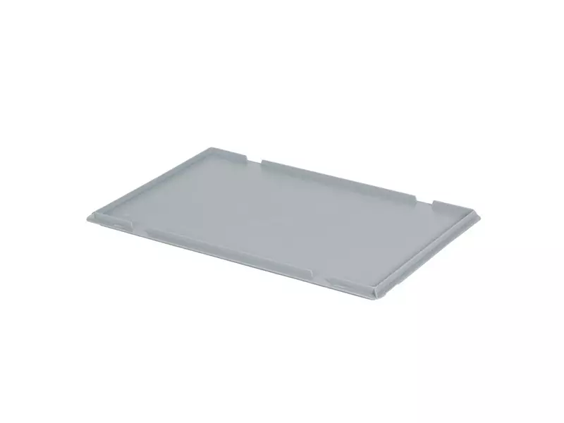Couvercle de protection pour conteneur empilable 600 x 400 mm gris