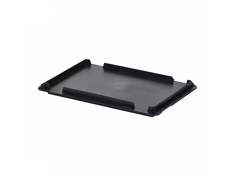 Hinged lid for stacking container Eurnorm 300x200 mm black