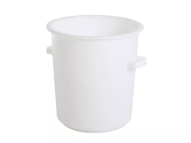 Ton heavy duty HDPE levensmiddelengeschikt 75 liter wit