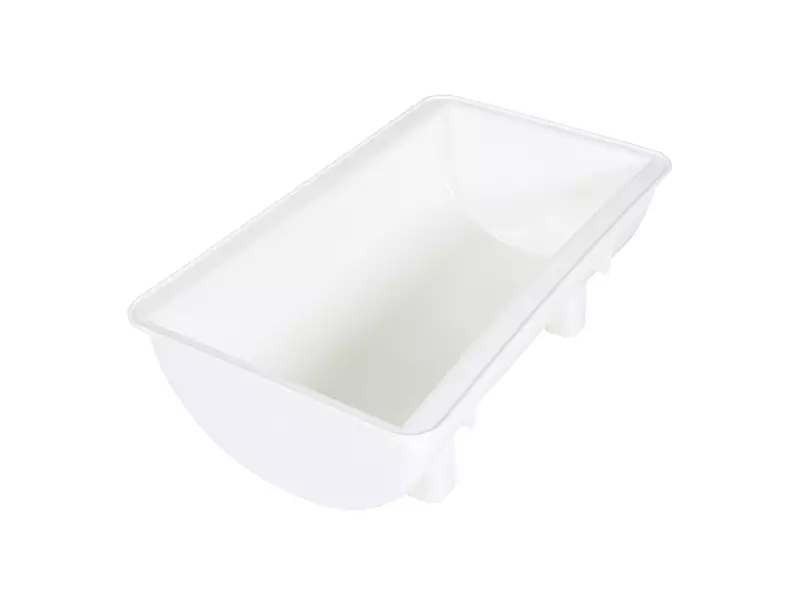 Mengbak HDPE zonder uitloop 980x550x310 mm 100 liter wit