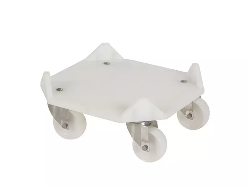 Base for 110-liter drum, white