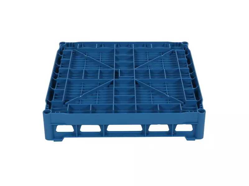 Universal dishwasher basket 500x500x100 mm blue