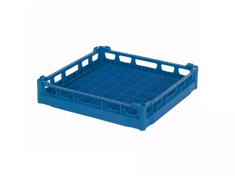 Universal dishwasher basket 500x500x100 mm blue