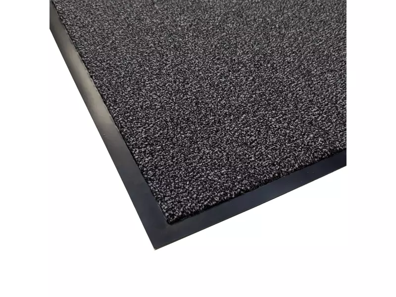 Textile fiber spray mat disinfection mat 85x150 cm black