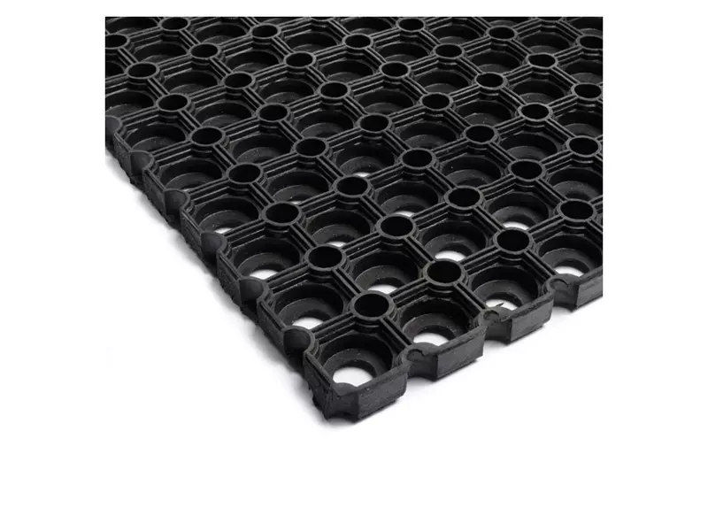 Ring mat ST 80x120 cm black