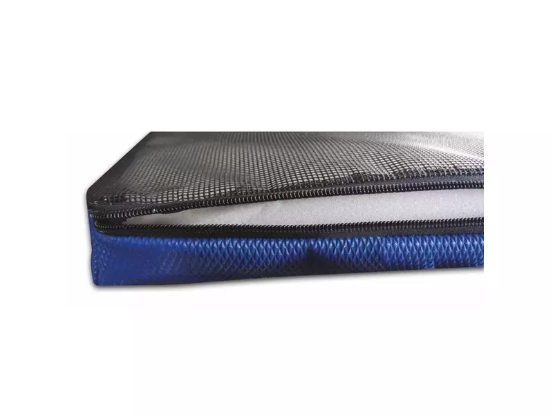 Tapis de désinfection ZIP 60 x 90 x 2 cm noir et bleu