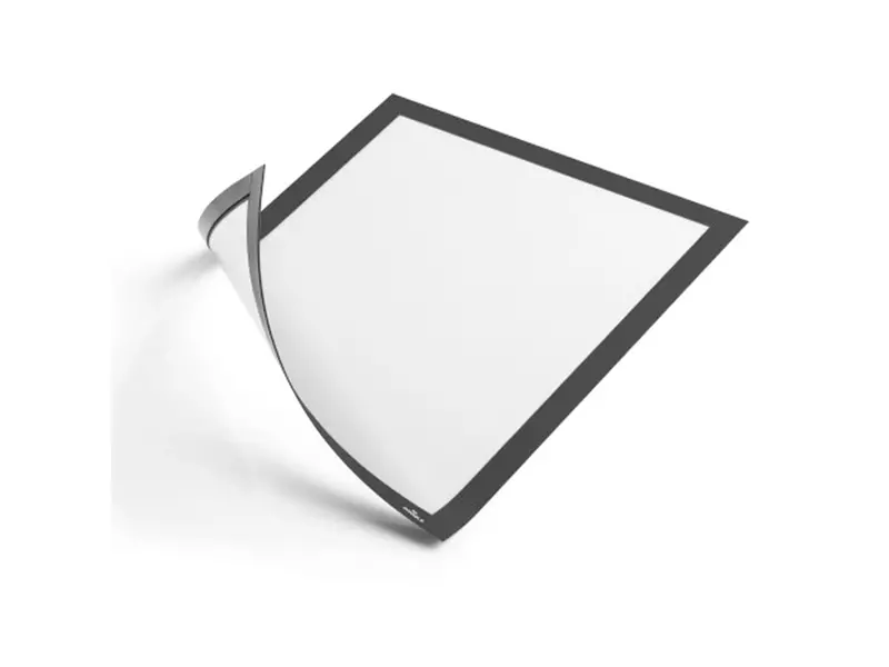 A4- documenthouder magnetisch Duraframe Magnetic zwart