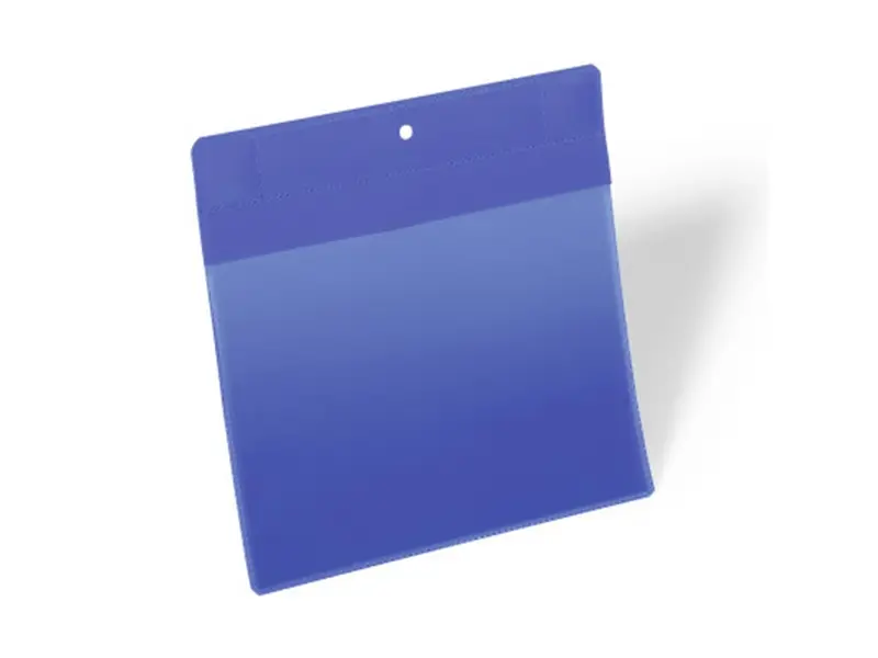 Porte-documents A5 paysage magnétique bleu