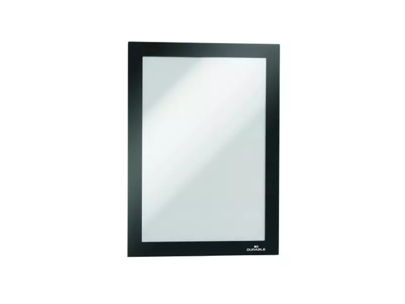 A5-documenthouder magnetisch Duraframe Magnetic zwart