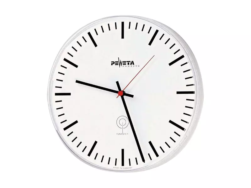 Wall clock quartz battery 1.5 V Peweta 270 ø400 mm