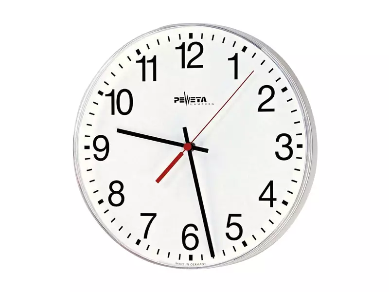 Wall clock quartz battery 1.5 V Peweta 270 ø300 mm