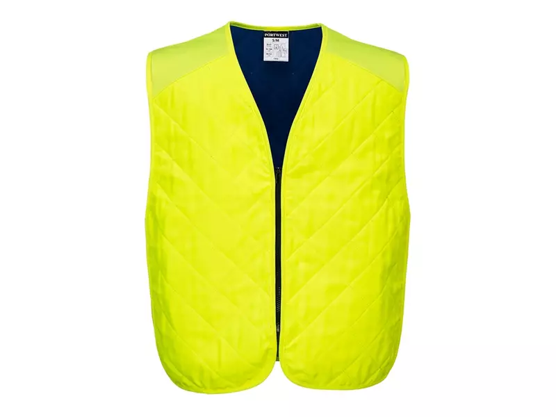 Portwest CV09 cooling vest sleeveless fluorescent yellow size S/M