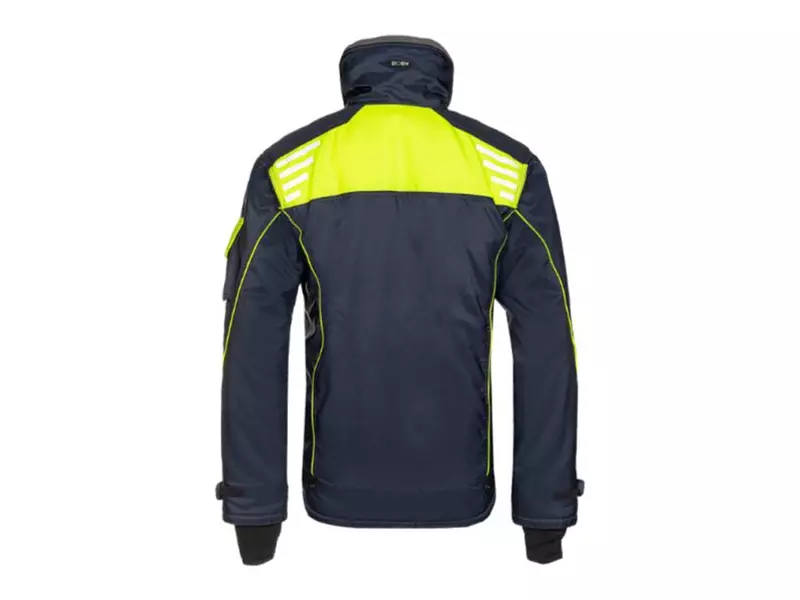 Sioen Nibas 3338A2PM1 freezer jacket fluorescent yellow/navy blue size XL