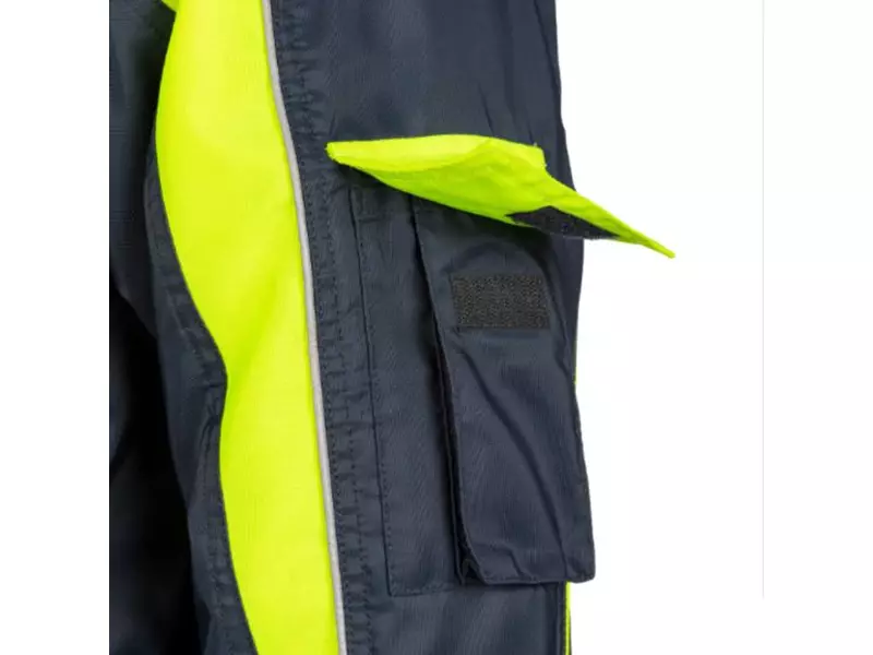 Sioen Nibas 3338A2PM1 freezer jacket fluorescent yellow/navy blue size XL